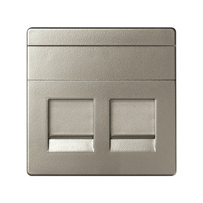 Placa voz y datos para  2x RJ45 SIMON 82 Concept 8200006-094 Cava