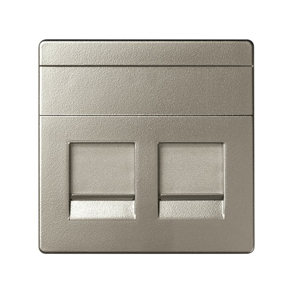 Placa voz y datos para  2x RJ45 SIMON 82 Concept 8200006-094 Cava