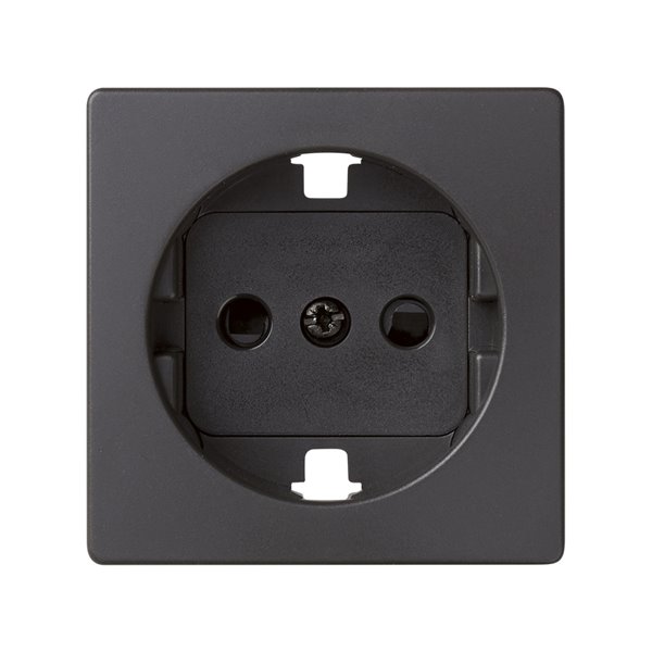 Base enchufe schucko 16A embonamiento rápido 8200432-038 Grafito Simon 82