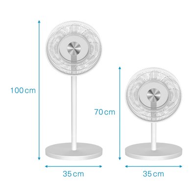 Ventilador portatil ELNUR GABARRON 90920050 bajo consumo VANTIC DC