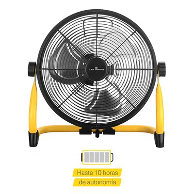 Ventilador portatil con bateria ELNUR GABARRON 90920045 bajo consumo VENSO DC