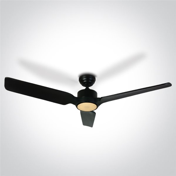Ventilador Led techo ONE LIGHT 6310/B/V Negro 35w 3-4-5,5K