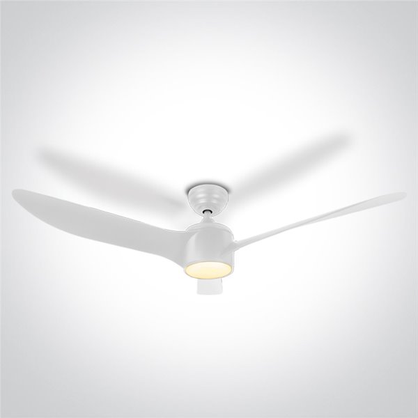 Ventilador Led techo ONE LIGHT 6306/W/V Blanco 40w 3-4-5,5K