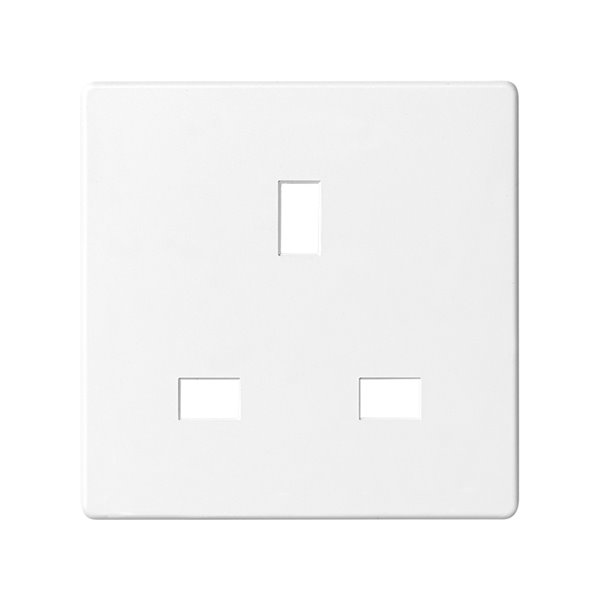 Tapa enchufe britanica con seguridad 82045-30 Simon 82 Blanco