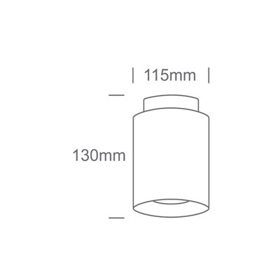 Downlight superficie ONE LIGHT 12128A/W/W Blanco reflector negro 26W+2W