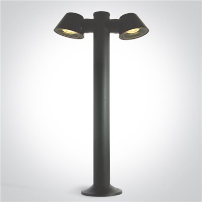 Baliza poste jardin ONE LIGHT 67534C/AN Antracita 2x6w IP65 MR16-GU10