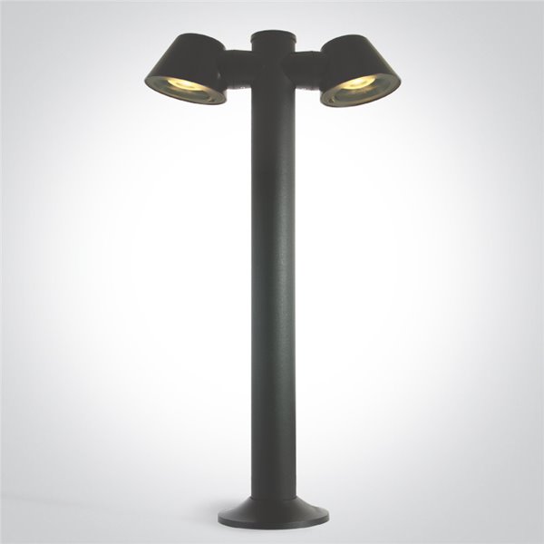 Baliza poste jardin ONE LIGHT 67534C/AN Antracita 2x6w IP65 MR16-GU10