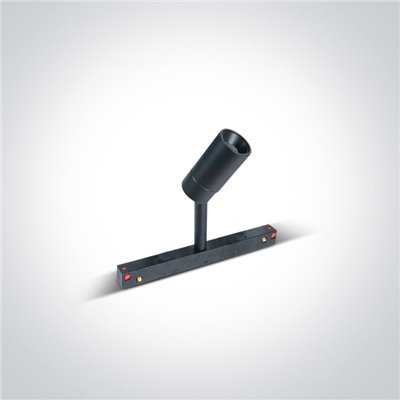 Proyector foco carril LED magnetico ONE LIGHT 42108L/B/W Negro 6w 3000K