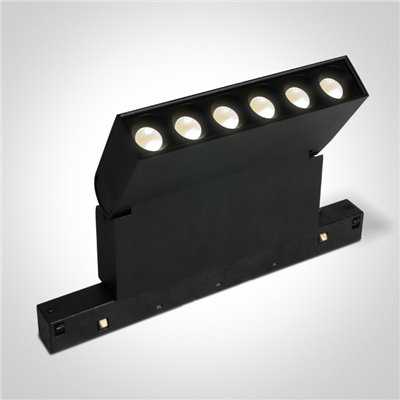 Proyector lineal carril LED magnetico ONE LIGHT 42124AA/B/W Negro 10w 3000K