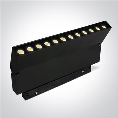 Proyector lineal carril LED magnetico ONE LIGHT 42124BA/B/W Negro 20w 3000K