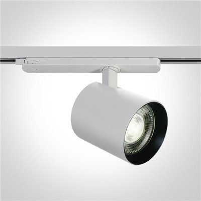 Proyector carril Cob LED ONE LIGHT 65660BTL/W/C Blanco 35w 4000K