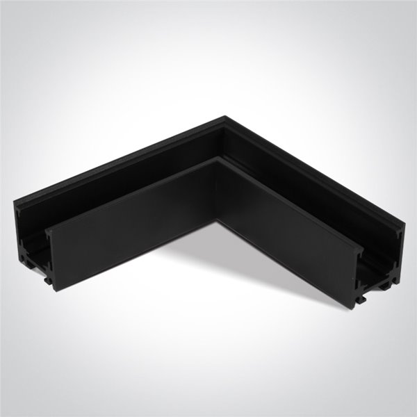 Esquina para perfil magnético ONE LIGHT 442012AA/B Negro