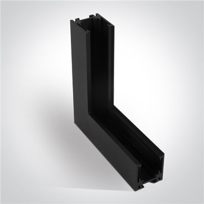 Esquina para perfil magnético ONE LIGHT 42012BA/B Negro