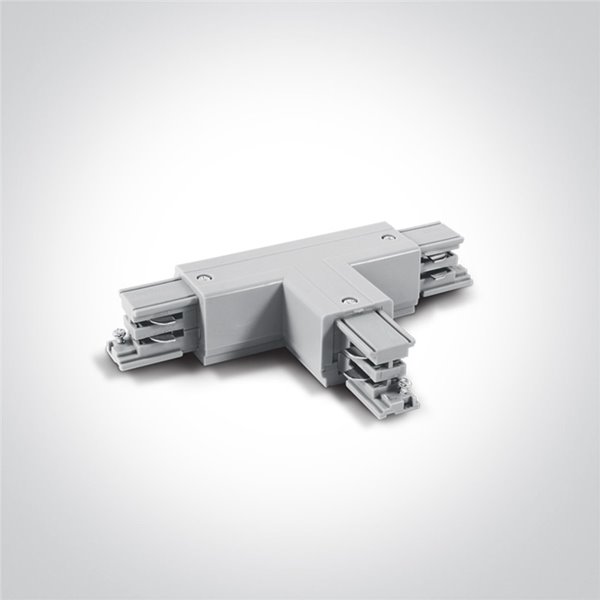 Conector T Blanco 16A izquierdo accesorio para perfil ONE LIGHT 41016A/W/L
