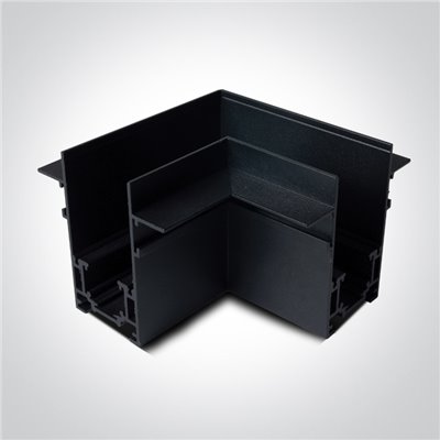 Esquina empotrada para carril ONE LIGHT 442012ATR/B Negro