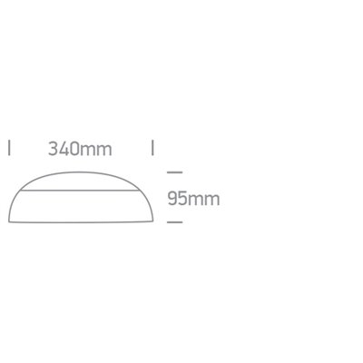 Plafon emergencia LED superficie ONE LIGHT 67218E/W/V blanco 15w 3-4-6,5K IP65