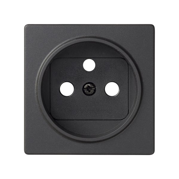 Tapa enchufe Frances con seguridad 82068-38 Simon 82 Grafito
