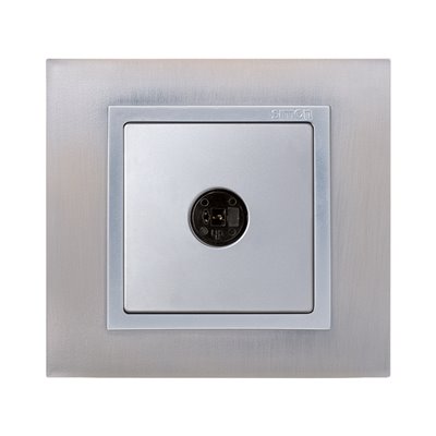 Tapa mecanismo con llave 8200057-033 Simon 82 Aluminio