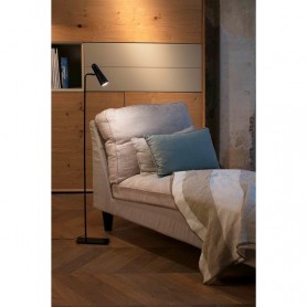 Lampara pie de salon Faro Barcelona LAO LED 29049 Negro