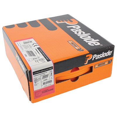 Pack 2200 clavos 2,5x51 anillados negro galva HDG + gas para IM350+ PASLODE SPIT 141200