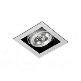 Empotrable cuadrado orientable de techo Faro Barcelona GINGKO-1 03030103 Gris