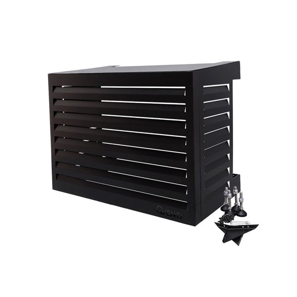 Carcasa aire acondicionado base negro 100X75X50cm QVENTI CAL100BZ