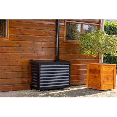 Carcasa aire acondicionado base negro 100X75X50cm QVENTI CAL100BZ