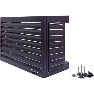 Carcasa aire acondicionado base antracita con puerta 100X75X50cm QVENTI CAL100BA PRO