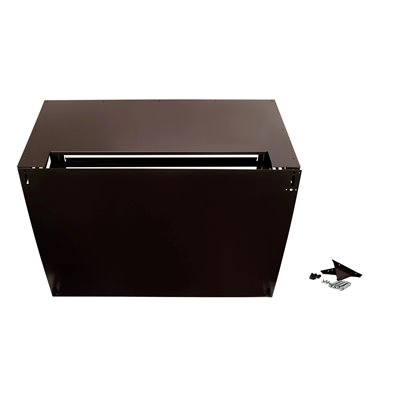 Placa trasera carcasa aire acondicionado marron 100X75cm QVENTI CAL100OB
