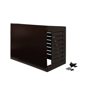 Placa trasera carcasa aire acondicionado marron 100X75cm QVENTI CAL100OB