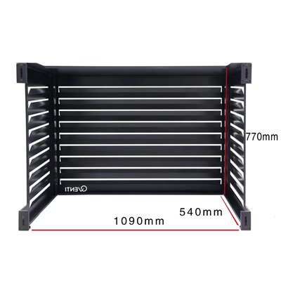 Carcasa aire acondicionado base antracita 115X85X57,5cm QVENTI CAL115BA