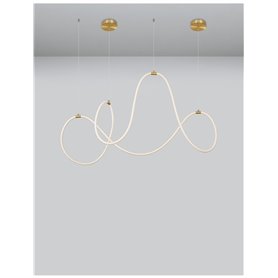 Luminaria Led colgante suspension NOVA LUCE CERELIA NL-9082093 Oro