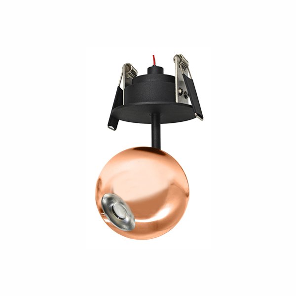 Empotrable redondo 8,5w Beneito Faure BORA FLORON 4603 Oro Rosa 2.700K