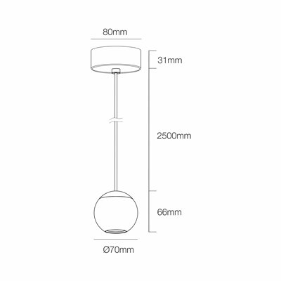 Luminaria Led decorativa Colgante 8,5w Beneito Faure BORA SUSPENSION FLORON 4605 Blanco 2.700K 