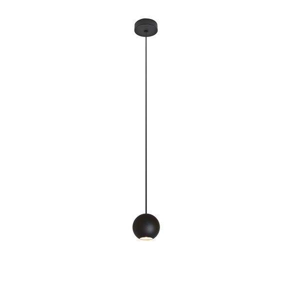 Luminaria Led decorativa Colgante 8,5w Beneito Faure BORA SUSPENSION FLORON 4608 Negro 3.000K