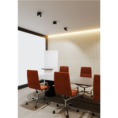 Luminaria Led decorativa superficie 7w BENEITO FAURE Mini Rubyc 4333-N Negro
