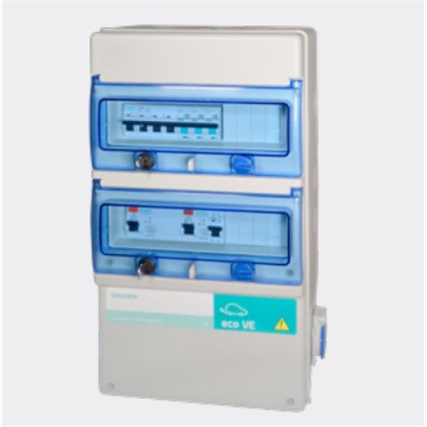 Cuadro mando recarga vehiculo 4x40A 22,71kW ECO-VE-COMBI-4P40T15-S TOSCANO 10003548