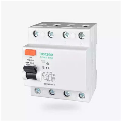 Interruptor diferencial 4x63 amperaje tipo A-SI 300mA VDA4P63300 TOSCANO 10005354