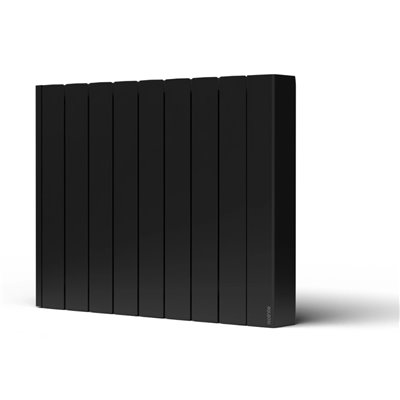 Radiador eléctrico conectado Rointe BNN0880RAD BELIZE negro 8 modulos 880W