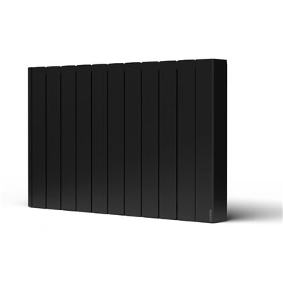 Radiador eléctrico conectado Rointe BNN1100RAD BELIZE negro 10 modulos 1100W