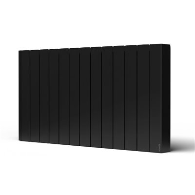Radiador eléctrico conectado Rointe BNN1320RAD BELIZE negro 12 modulos 1320W