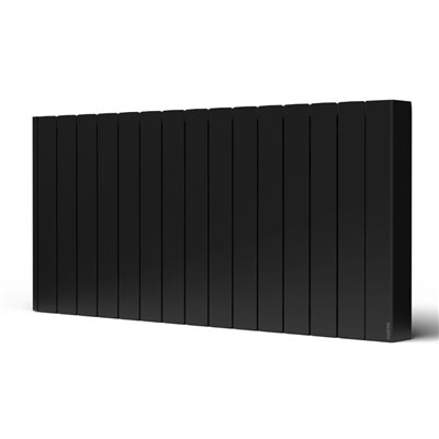 Radiador eléctrico conectado Rointe BNN1540RAD BELIZE negro 14 modulos 1540W