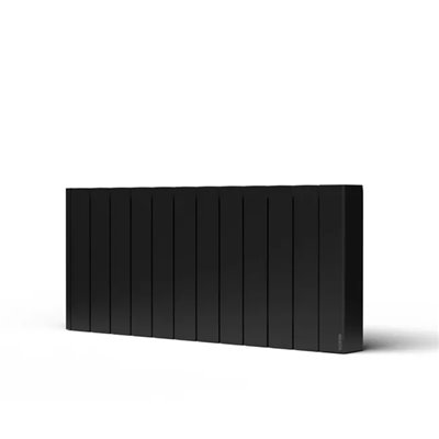 Radiador eléctrico Rointe BNN1100RADC BELIZE SHORT negro 11 modulos 1100W