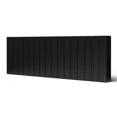 Radiador eléctrico Rointe BNN1500RADC BELIZE SHORT negro 15 modulos 1500W