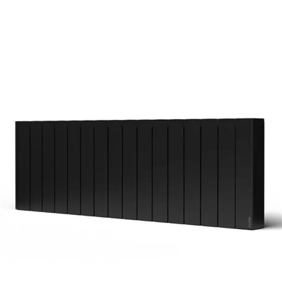 Radiador eléctrico Rointe BNN1500RADC BELIZE SHORT negro 15 modulos 1500W