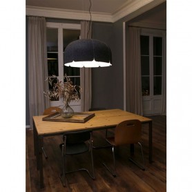 Lampara colgante Faro Barcelona MUTE LED 20101 Gris oscuro/ Gris 3000k