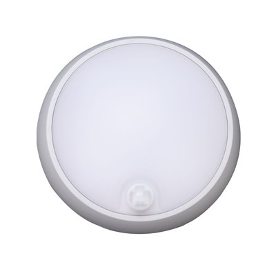 Aplique exterior PRILUX 468701 Modelo MASNE S SENSOR 8w 830 IP54 Gris