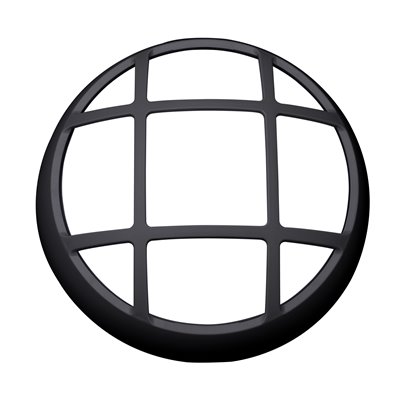 Carcasa rejilla PRILUX 468817 Modelo MASNE L Negra