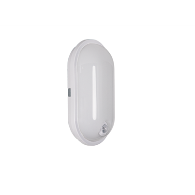 Aplique exterior PRILUX 590112 Modelo LUCCA SENSOR 18w 840 IP65 Blanco