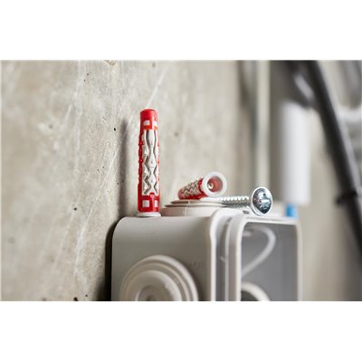 Bidón 250 anclajes COLORTECH y tornillo galvanizado plano 6x35mm SPIT 565194